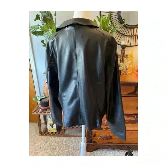 Halogen Faux Leather Jacket Size 1X - Picture 4 of 7